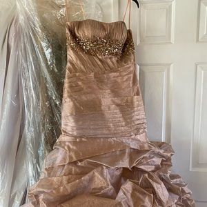 Macduggal couture prom dress